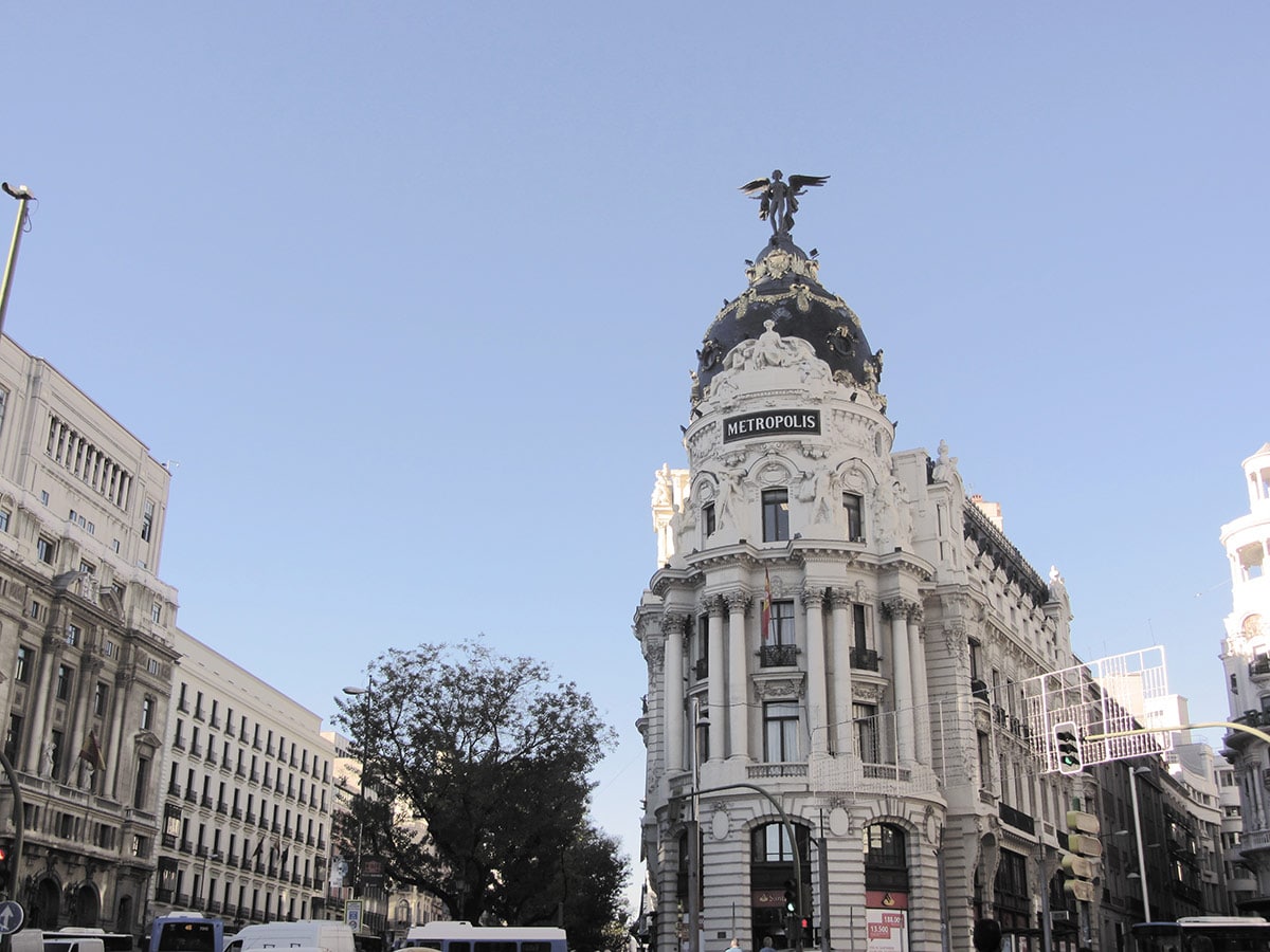 Gran Via in Madrid
